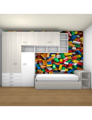 Platzsparendes Schlafzimmer...