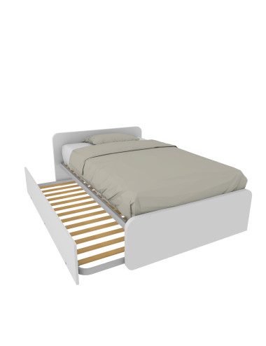Queensize-Bett mit Ausziehbett