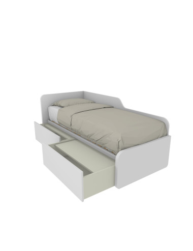 Lit simple 80x190 avec...