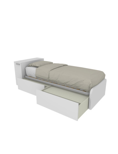 Letto singolo salvaspazio...