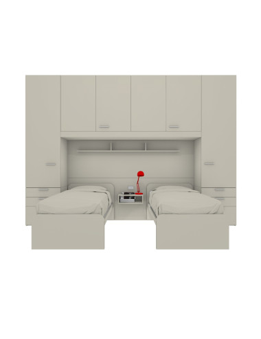 Chambre pont avec lits...