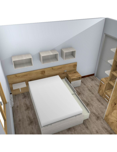 Modernes Schlafzimmer mit...