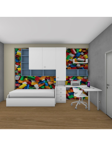 Eckschlafzimmer mit Brücke,...